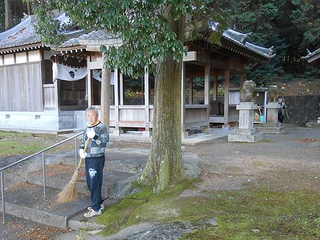 20161225住吉神社掃除